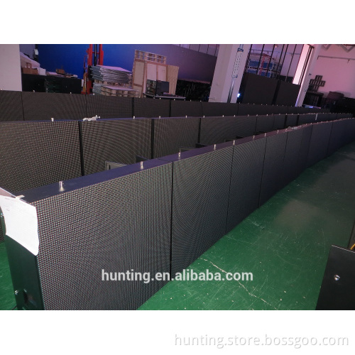 Outdoor sports / football stadium DIP p16 court perimeter advertising full color led screen display